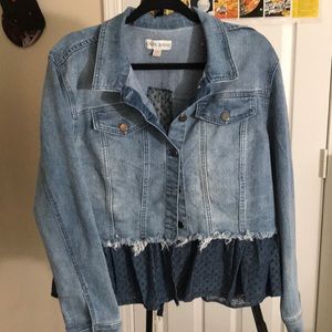 Knox Rose Corset Back Denim Jacket